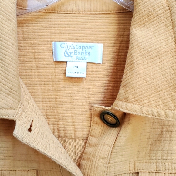 Christopher & Banks Jacket, Petite, 100% cotton - Picture 2 of 6